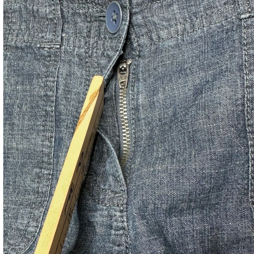 Loft Trouser Shorts size 2 Blue Denim_4